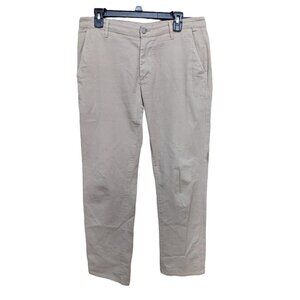 AG Adriano Goldschmied Twill Pants Tan Khaki Slim Fit Mens 32x28